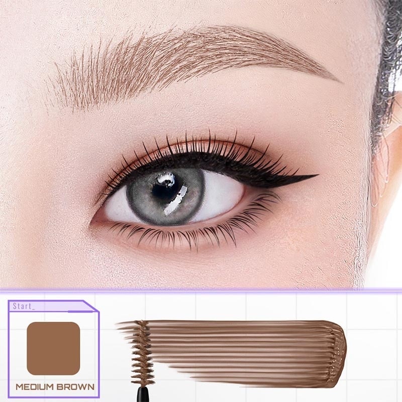 Browcara 24hold Waterproof Brow Gel Medium Brown