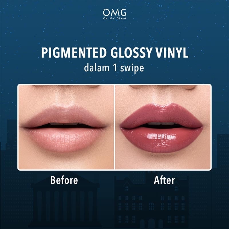 OMG Oh My Glam Colorlast Lip Vinyl 03 Diva