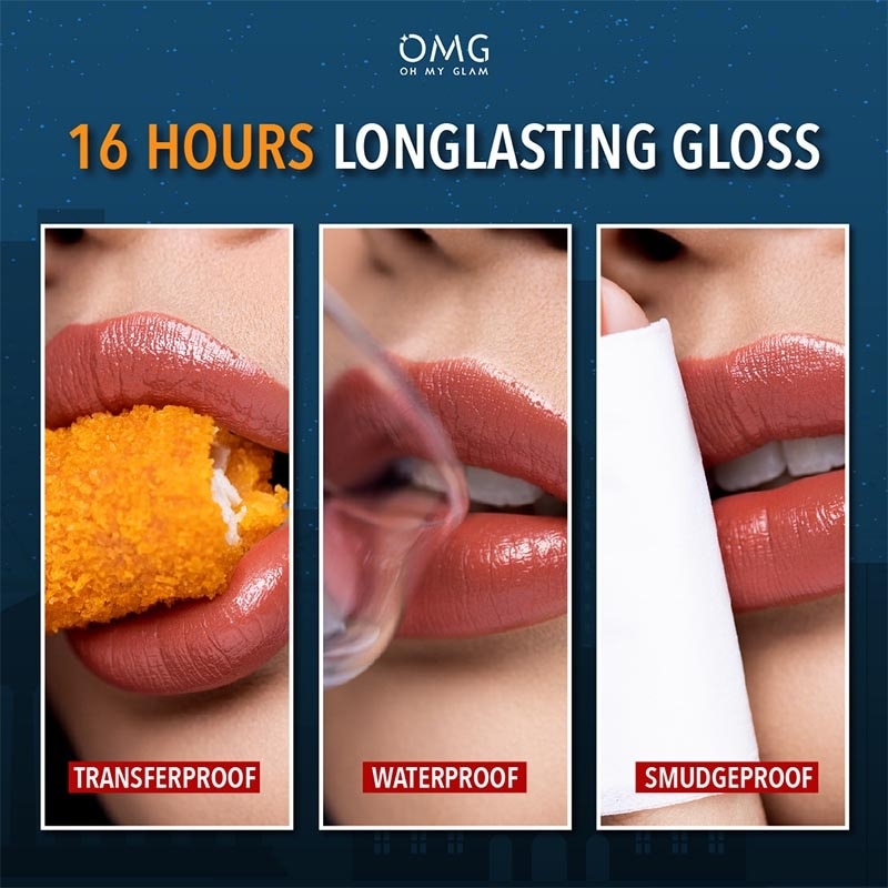 OMG Oh My Glam Colorlast Lip Vinyl 03 Diva