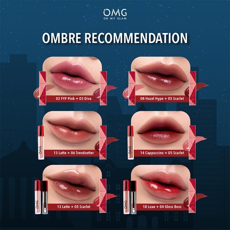 OMG Oh My Glam Colorlast Lip Vinyl 03 Diva