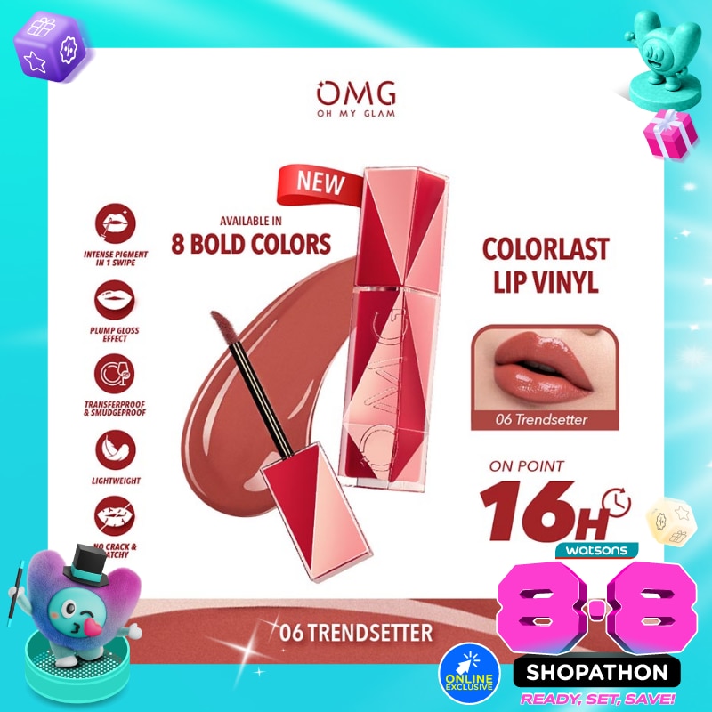 OMG Oh My Glam Colorlast Lip Vinyl 06 Trendsetter image