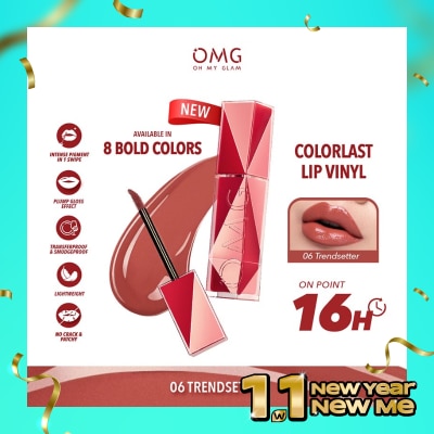 OMG OMG Oh My Glam Colorlast Lip Vinyl 06 Trendsetter