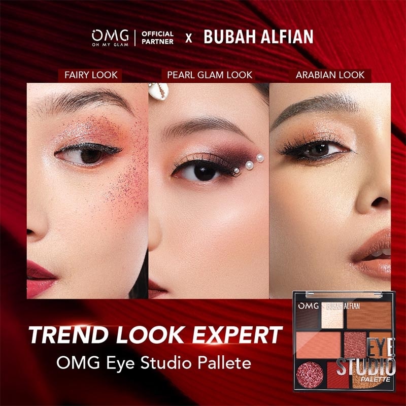 OMG Oh My Glam Eye Studio Palette X Bubah Alfian