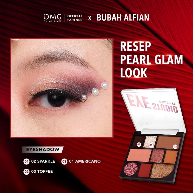 OMG Oh My Glam Eye Studio Palette X Bubah Alfian