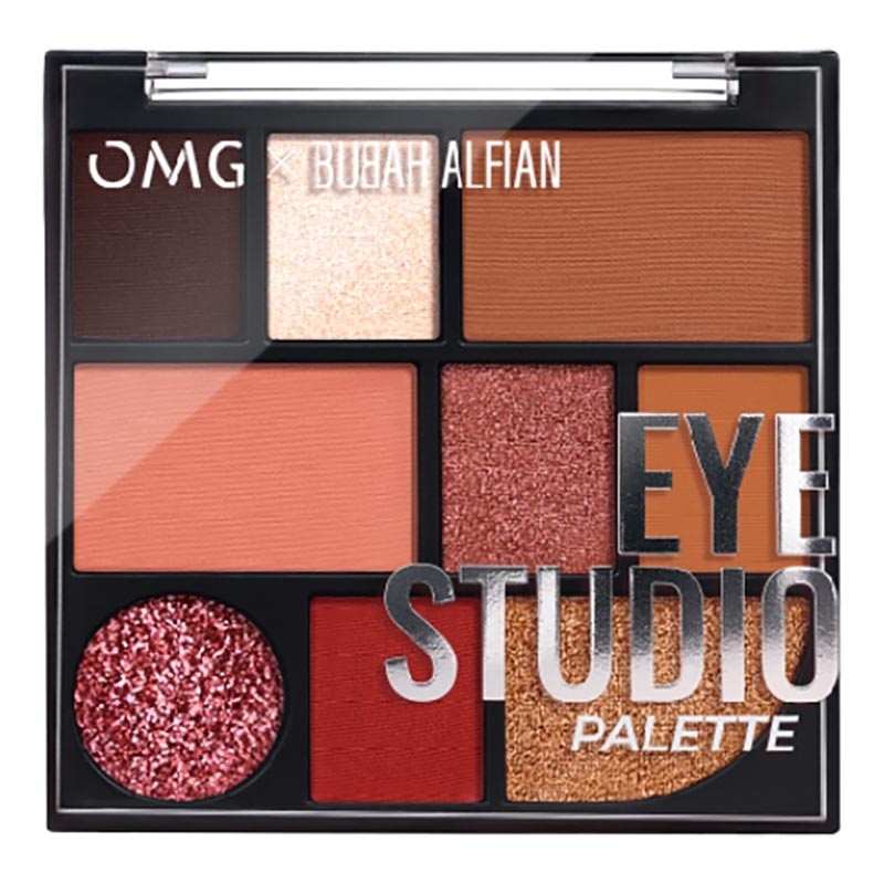 OMG Oh My Glam Eye Studio Palette X Bubah Alfian