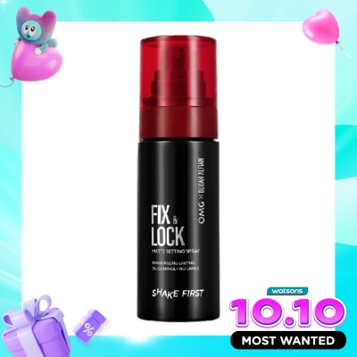 OMG OMG Oh My Glam Fix & Lock Matte Setting Spray 60ml image
