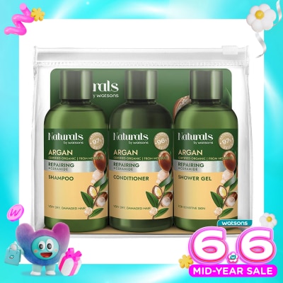 NATURALS BY WS - Argan Repairing Travel Set 3 X 100ml