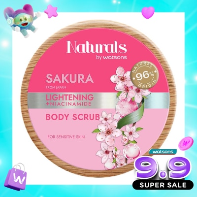 NATURALS BY WATSONS - Sakura Lightening Body Scrub 200g image