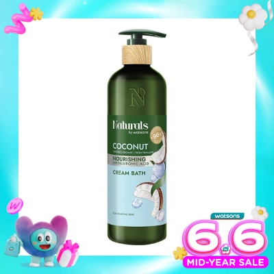 NATURALS BY WATSONS - Coconut Cream Bath 490ml