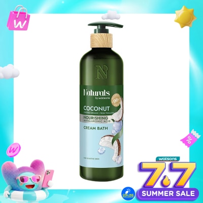 NATURALS BY WATSONS - Coconut Cream Bath 490ml