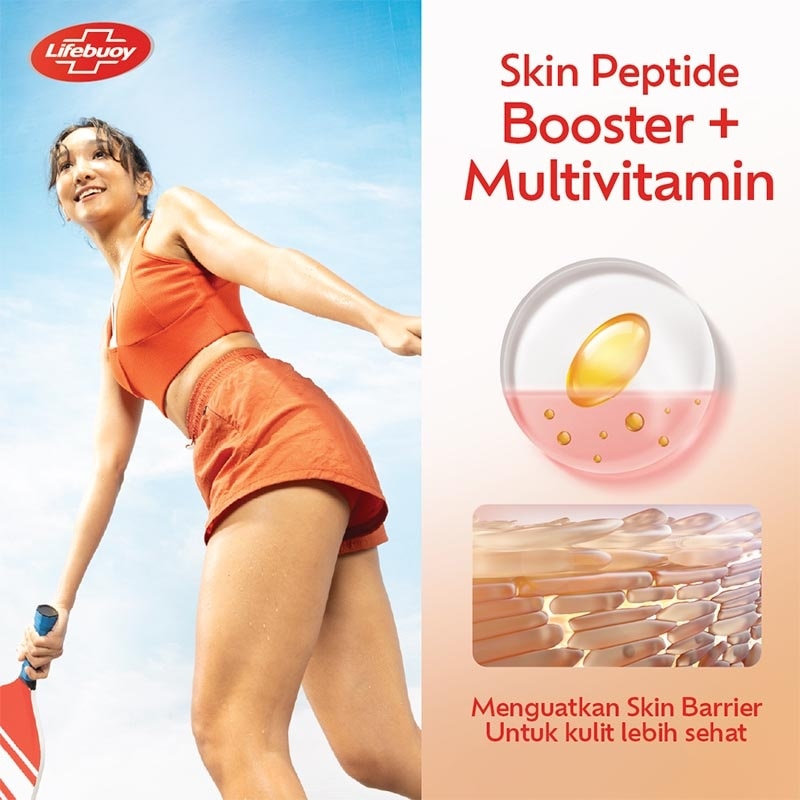 Sabun Mandi Cair Anti Bacterial Body Wash Lemon Fresh 100g