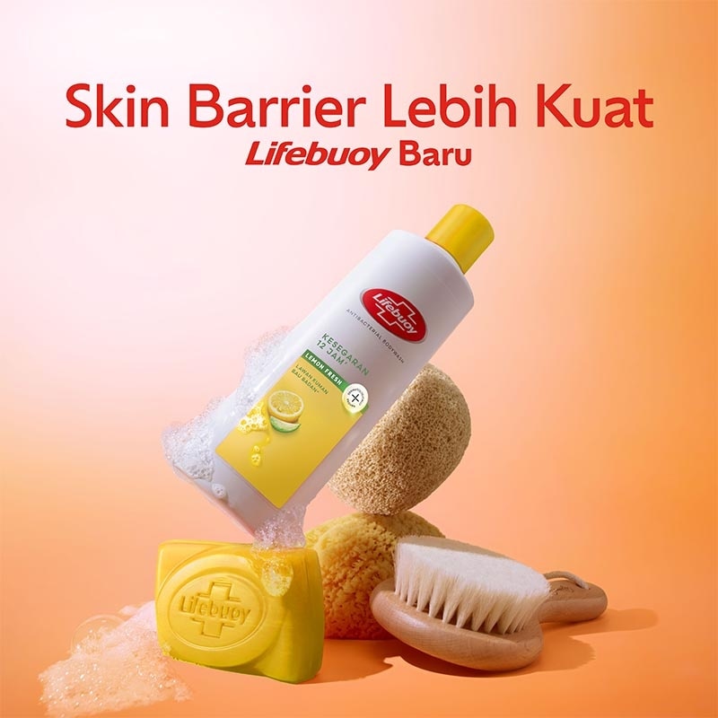 Sabun Mandi Cair Anti Bacterial Body Wash Lemon Fresh 100g