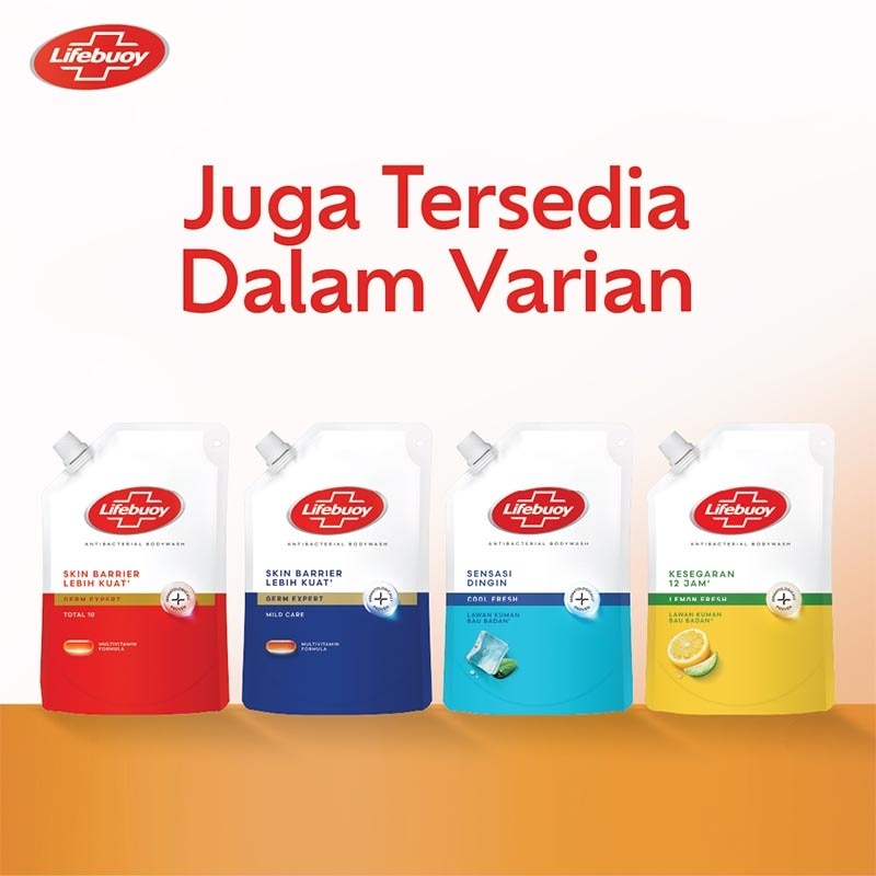 Sabun Mandi Cair Anti Bacterial Body Wash Total 10 100g