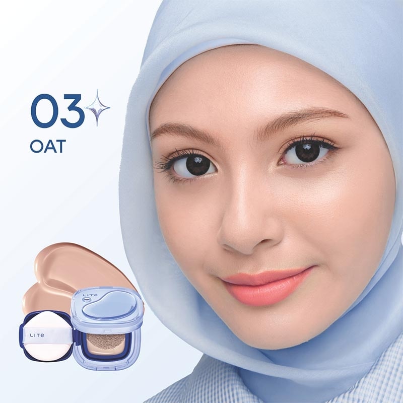Wardah Lite Skin Filter Cushion 03 Oat 11g