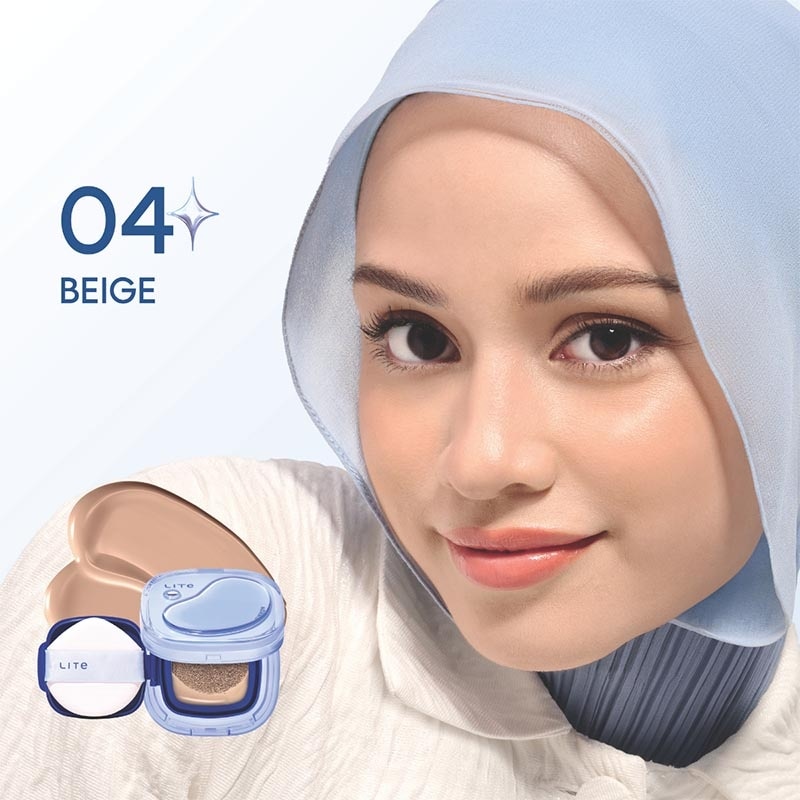 Wardah Lite Skin Filter Cushion 04 Beige 11g