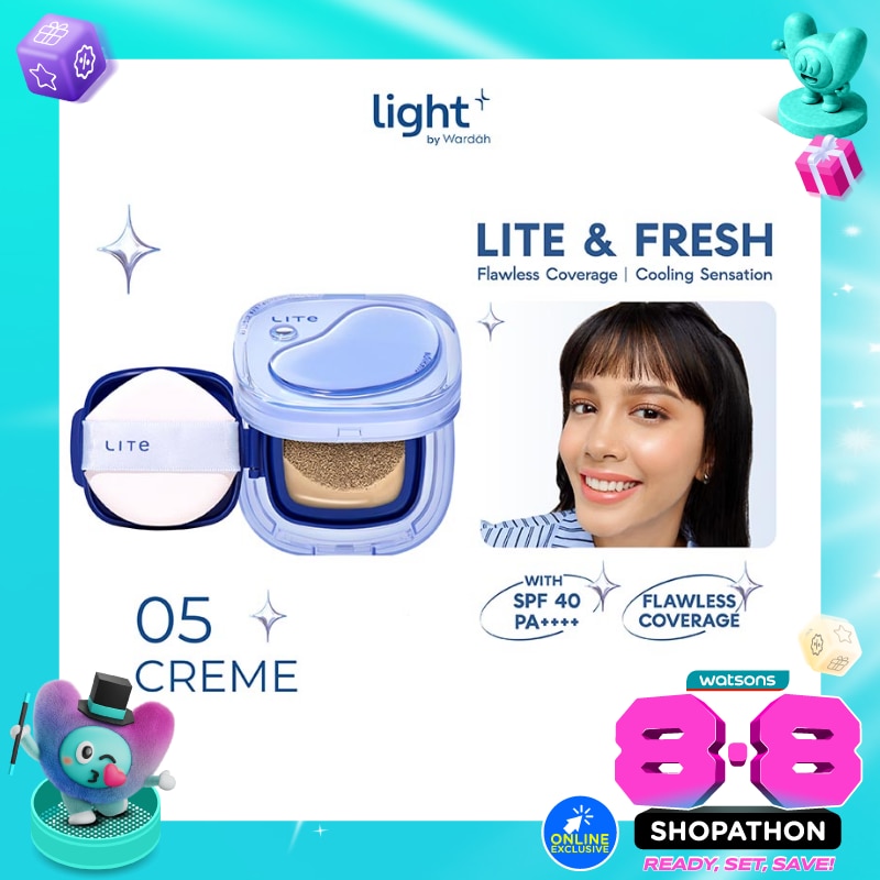 Wardah Lite Skin Filter Cushion 05 Crème 11g image