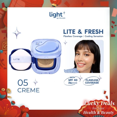 LIGHT+ Wardah Lite Skin Filter Cushion 05 Crème 11g