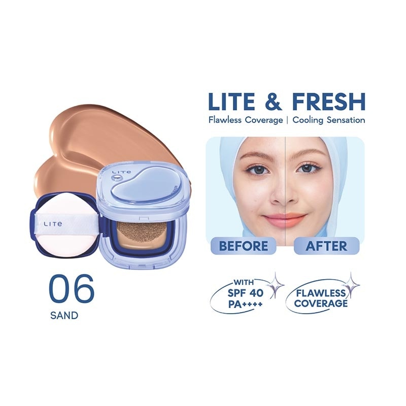 Wardah Lite Skin Filter Cushion 06 Sand 11g