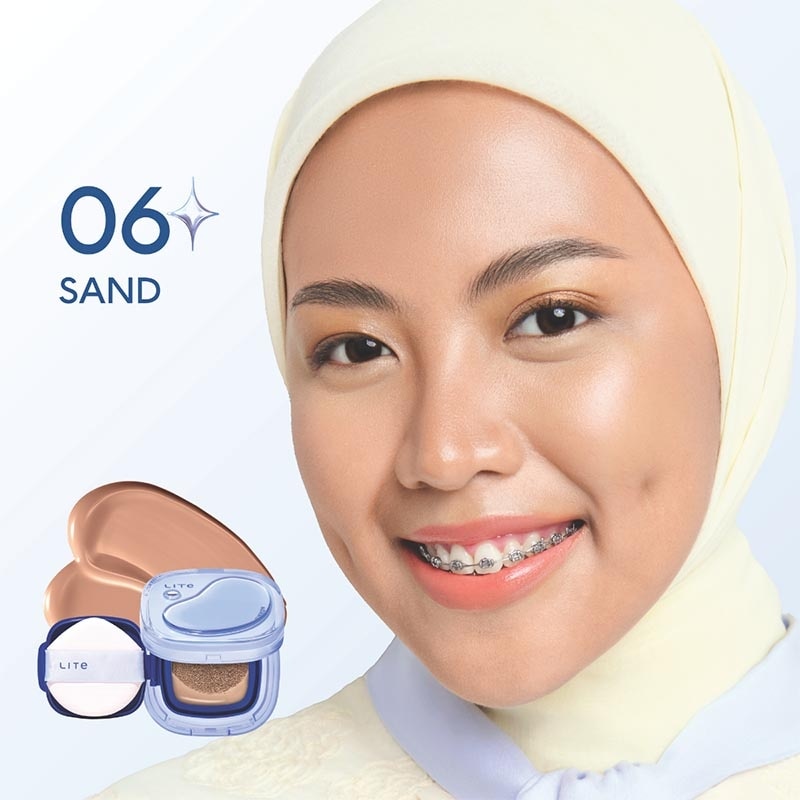 Wardah Lite Skin Filter Cushion 06 Sand 11g