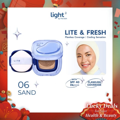 LIGHT+ Wardah Lite Skin Filter Cushion 06 Sand 11g