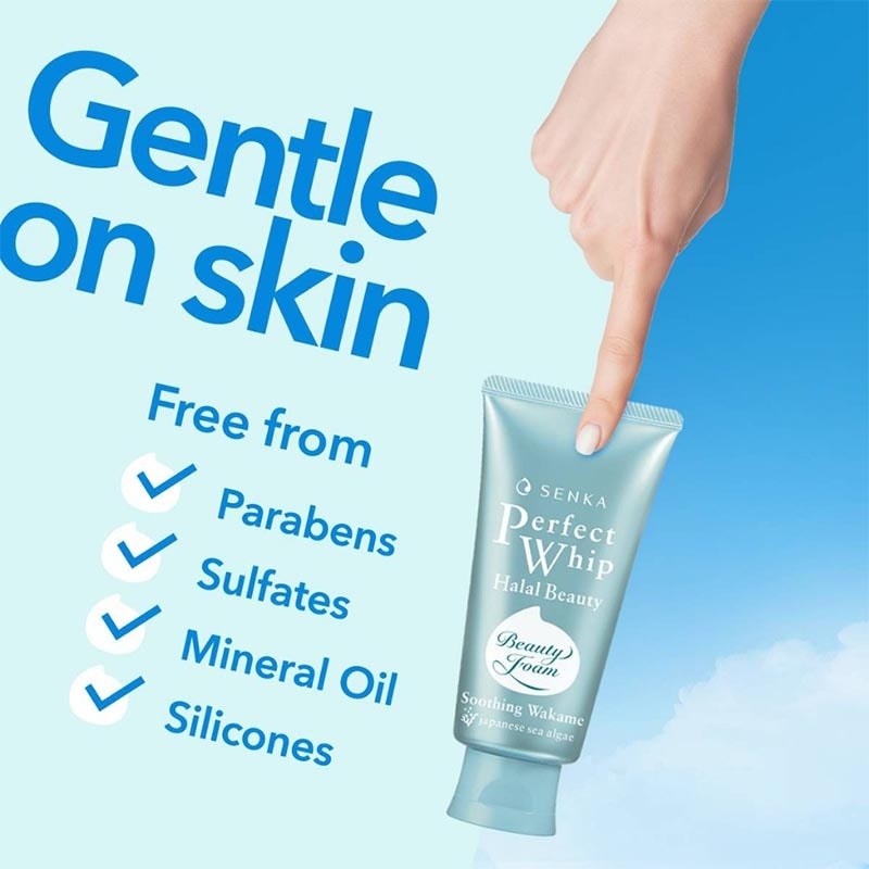 [Buy 1 Get 1] Senka Perfect Whip Halal Beauty Soothing Wakame 100g