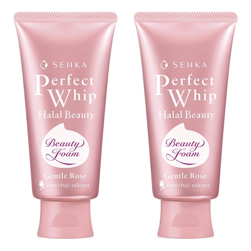 [Buy 1 Get 1] Senka Perfect Whip Halal Beauty Gentle Rose 100g