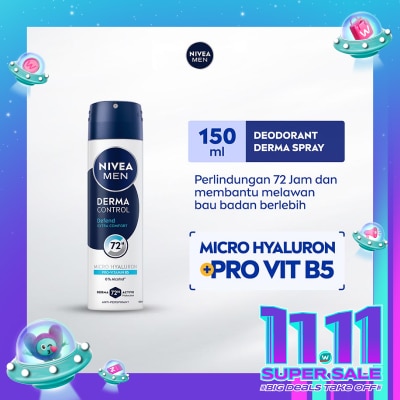 NIVEA Nivea Men Deodorant Spray Derma Control Defend 150ml