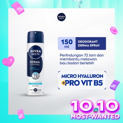 NIVEA Nivea Men Deodorant Spray Derma Control Defend 150ml