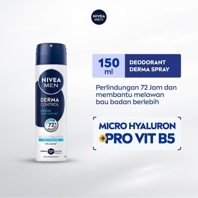 NIVEA Nivea Men Deodorant Spray Derma Control Defend 150ml
