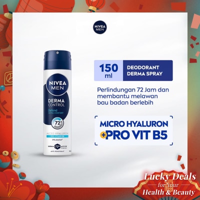 NIVEA Nivea Men Deodorant Spray Derma Control Defend 150ml