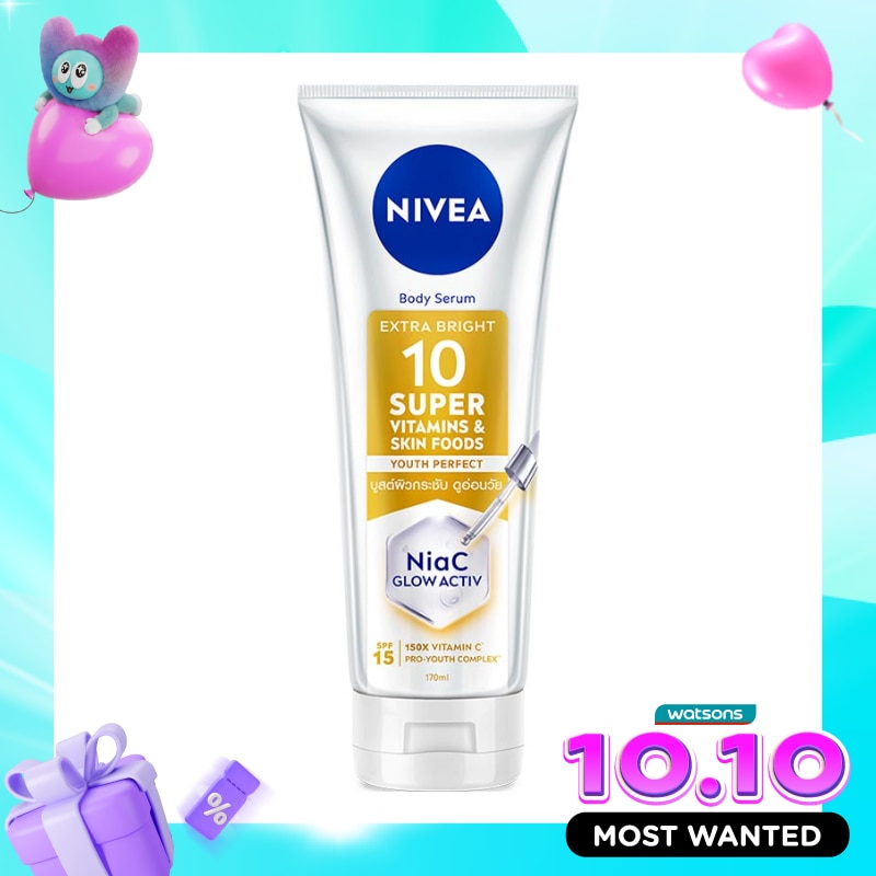Extra Bright 10 Super Vitamin Youth Perfect Body Serum 170ml image