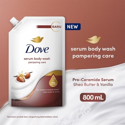 DOVE - Serum Body Wash Pro-Ceramide - Pampering Care Pouch 800ml