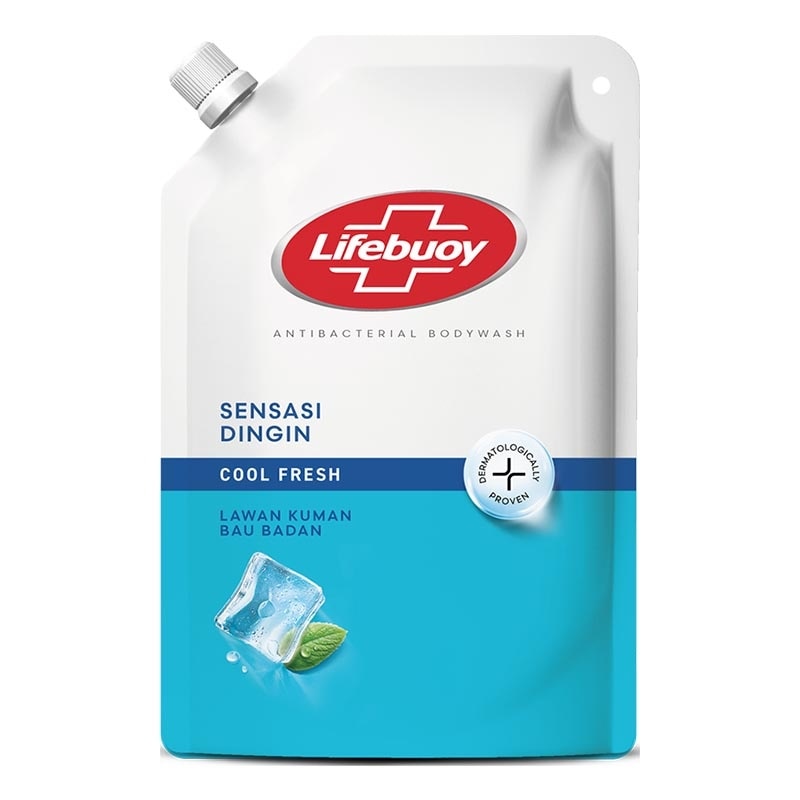 Sabun Mandi Cair Body Wash Cool Fresh Antibakteri Pouch 800g