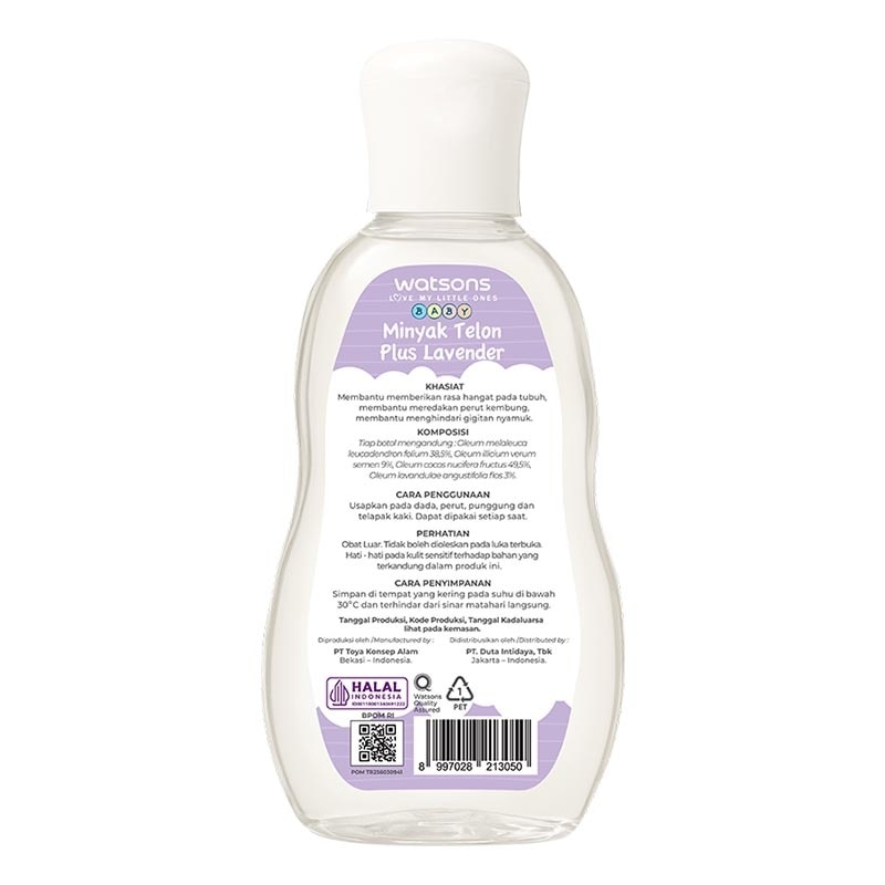Minyak Telon Plus Lavender 100ml