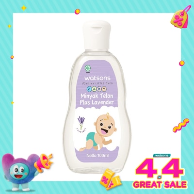 WATSONS - Minyak Telon Plus Lavender 100ml