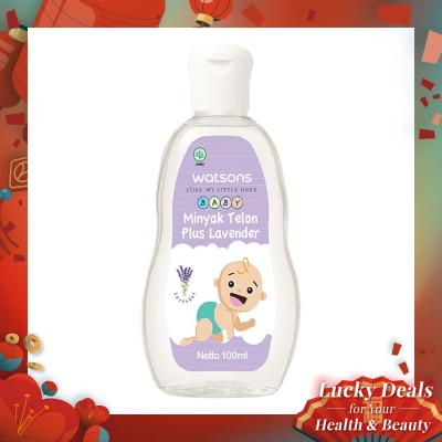 WATSONS Minyak Telon Plus Lavender 100ml