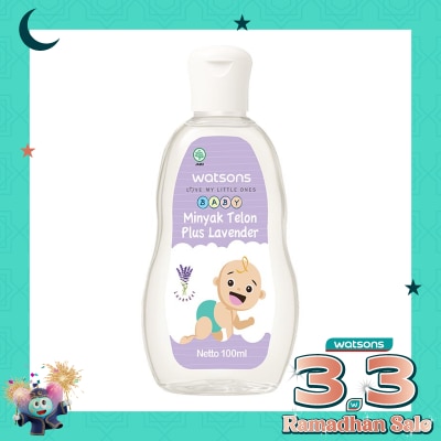 WATSONS Minyak Telon Plus Lavender 100ml