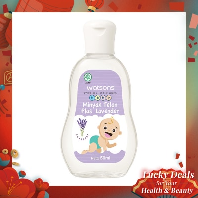 WATSONS Minyak Telon Plus Lavender 50ml