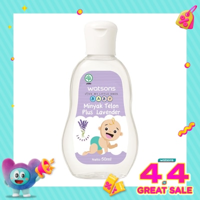 WATSONS - Minyak Telon Plus Lavender 50ml