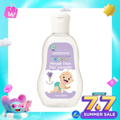 WATSONS COLLECTION - Minyak Telon Plus Lavender 50ml