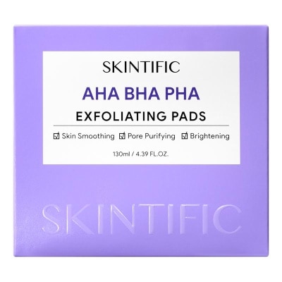SKINTIFIC AHA BHA PHA Exfoliating Pads 40'S