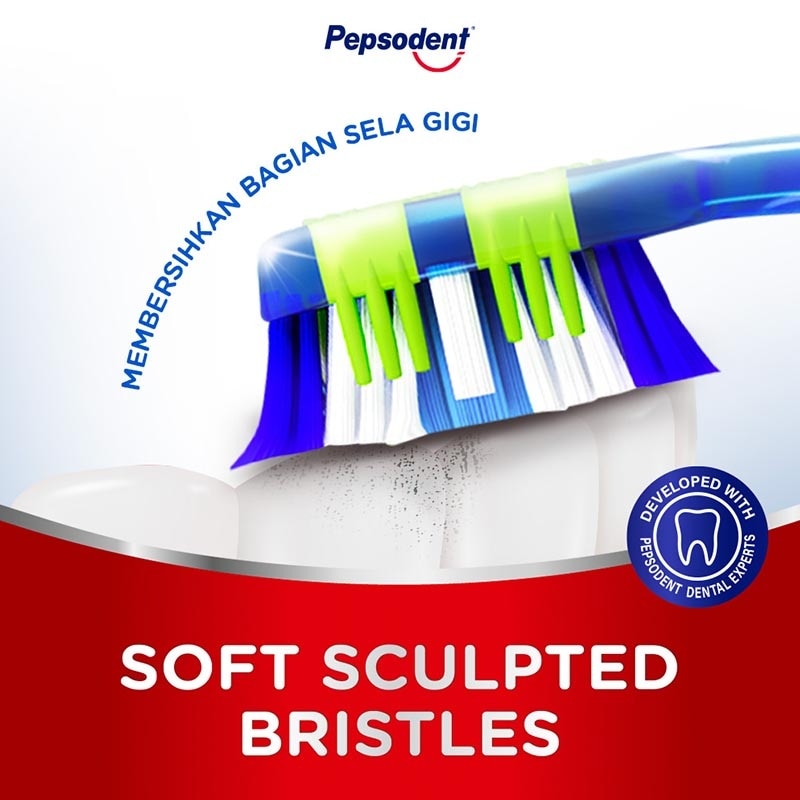 4D Expert Clean Sikat Gigi Lembut 1'S