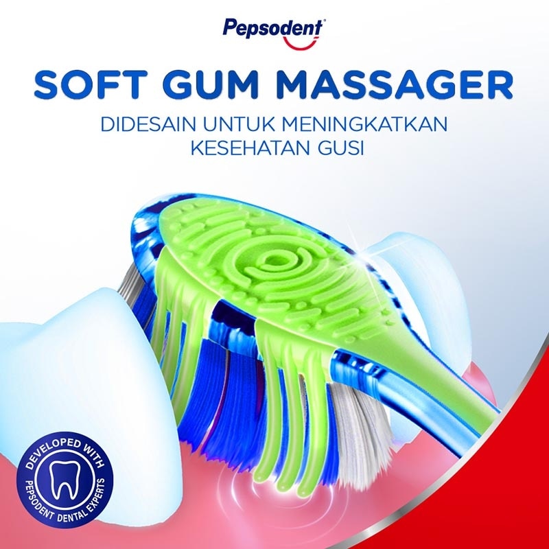 4D Expert Clean Sikat Gigi Lembut 1'S