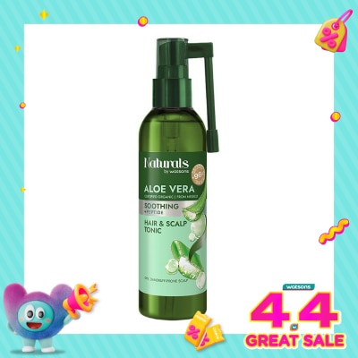 NATURALS BY WATSONS - Aloe Vera Hair & Scalp Tonic 120ml
