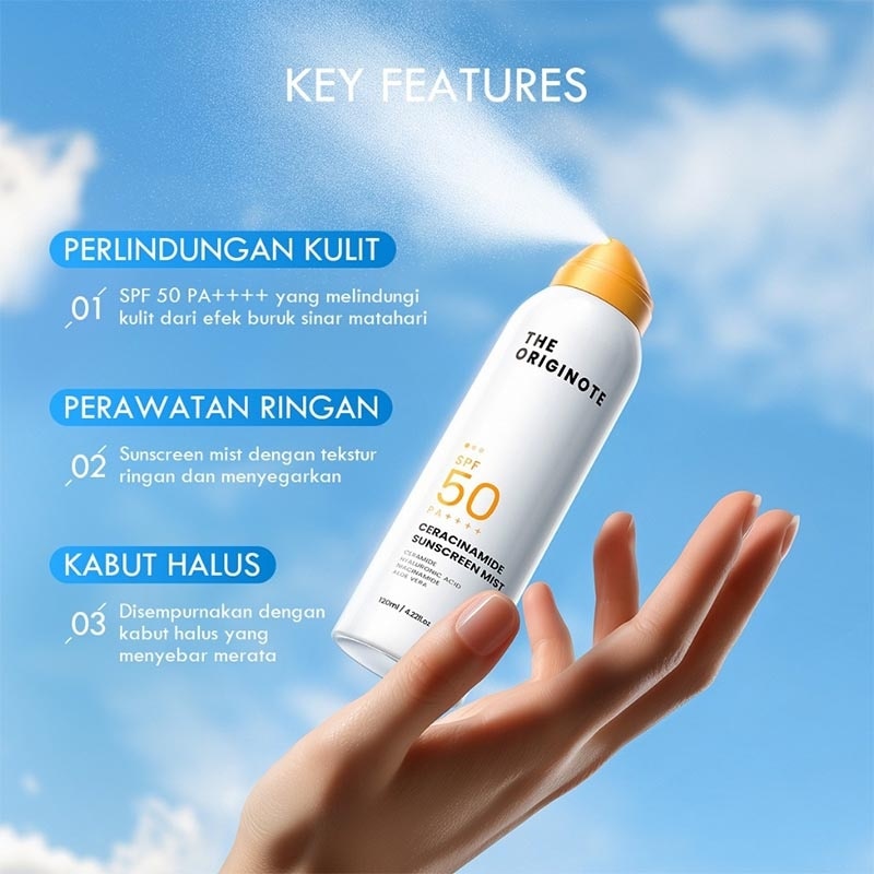 Ceracinamide Sunscreen Mist SPF 50 PA++++ 120ml