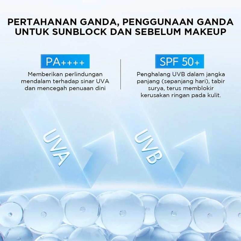 UV Sunscreen SPF 50+ 40ml - Krim Pelindung Wajah