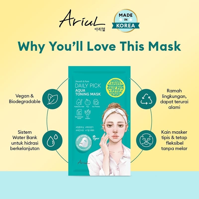 Smooth & Pure Daily Pick Aqua Toning Mask 20ml