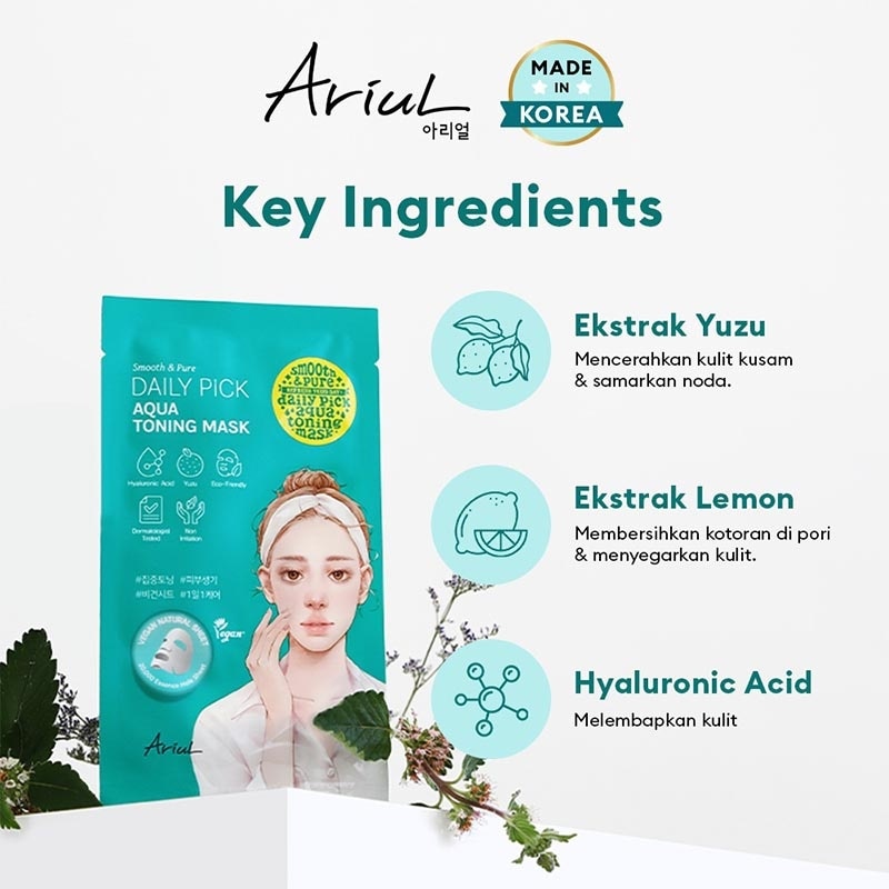 Smooth & Pure Daily Pick Aqua Toning Mask 20ml