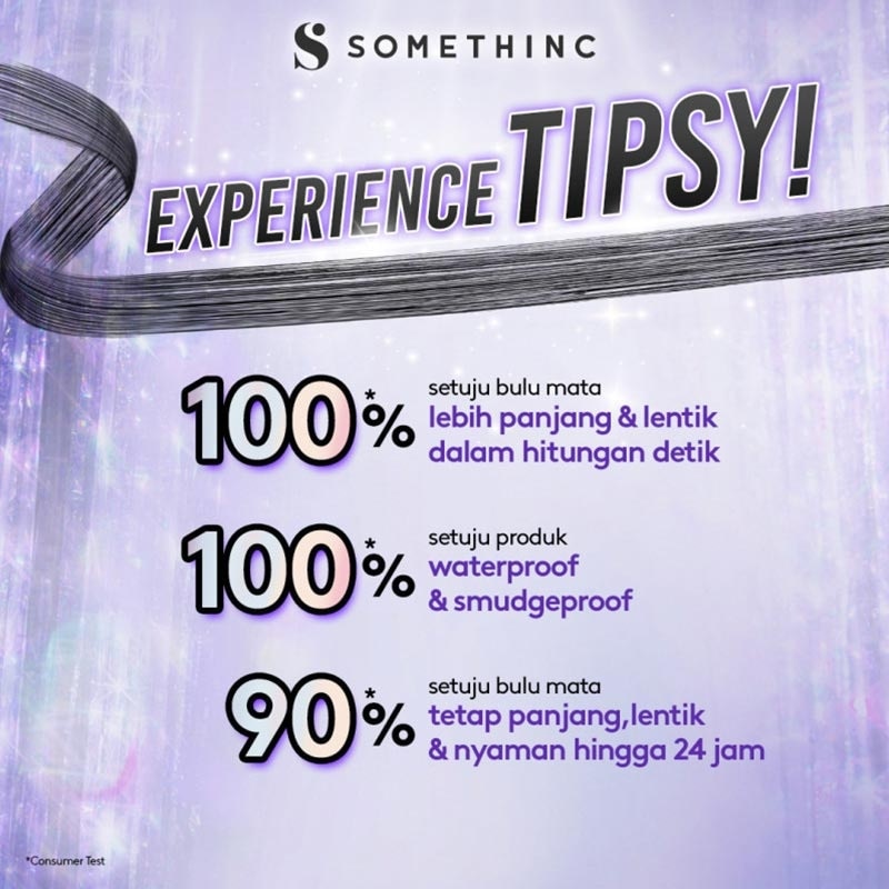 [Clearance Sale] Somethinc Tipsy Lash Lift Lengthening Mascara