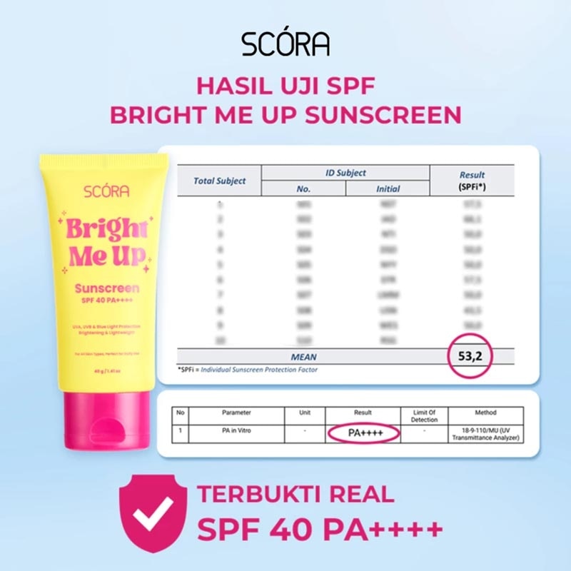 Bright Me Up Sunscreen SPF40 30ml